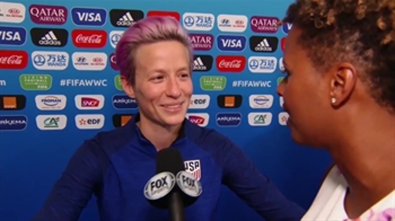 Megan Rapinoe on her injury: 'I'll be ready for the final'