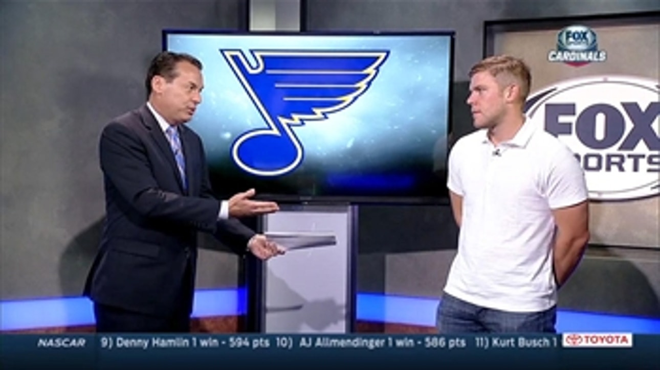 Stastny excited to be with Blues