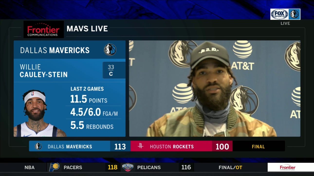 Willie Cauley-Stein on the Mavs huge win on the Road vs. Rockets