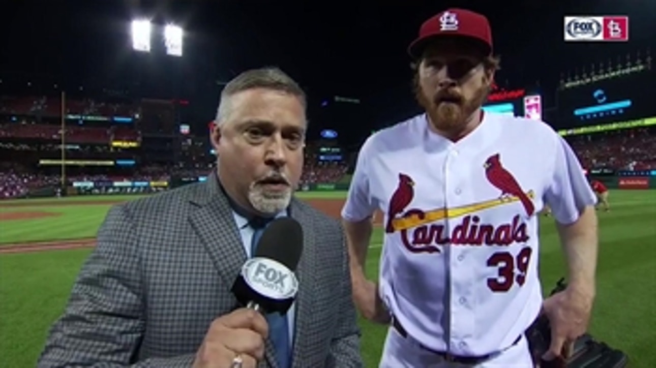Mikolas on his shutout: 'Tonight's huge ... I think it's a stepping stone'