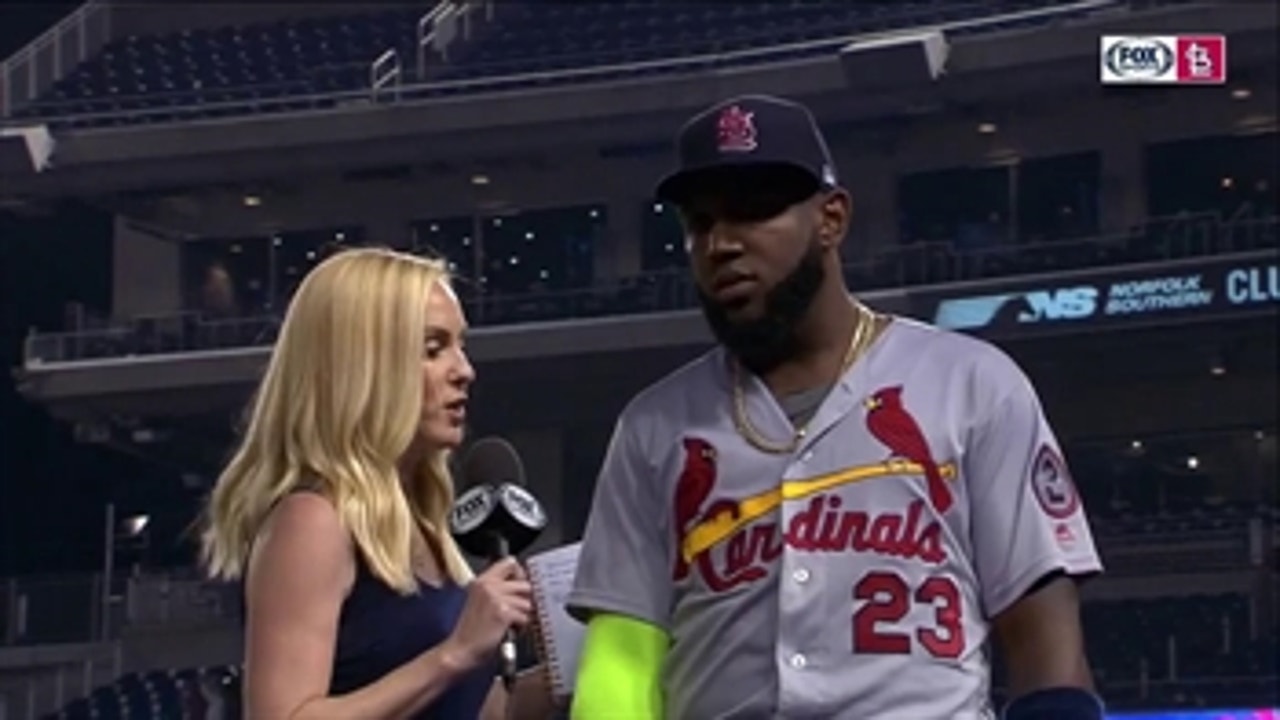 Ozuna on Yadi's grand slam: 'I'm happy for him and my team for winning today'