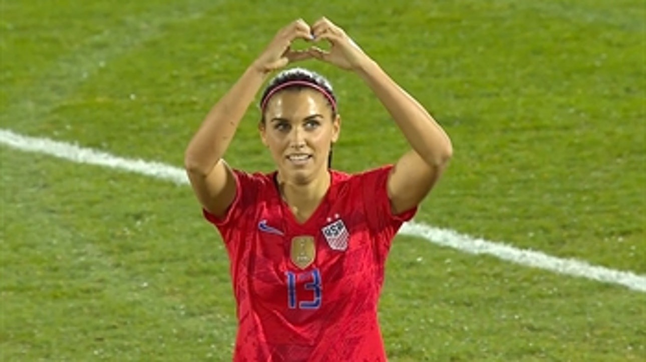 Alex Morgan scores her 100th goal for the USWNT ' Women's International Friendly Highlights