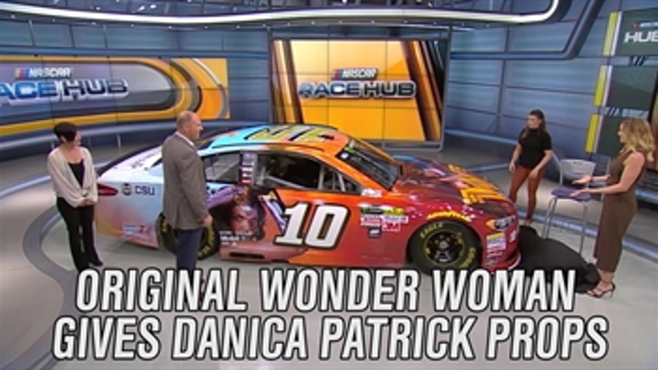 Original Wonder Woman Gives Danica Patrick Props