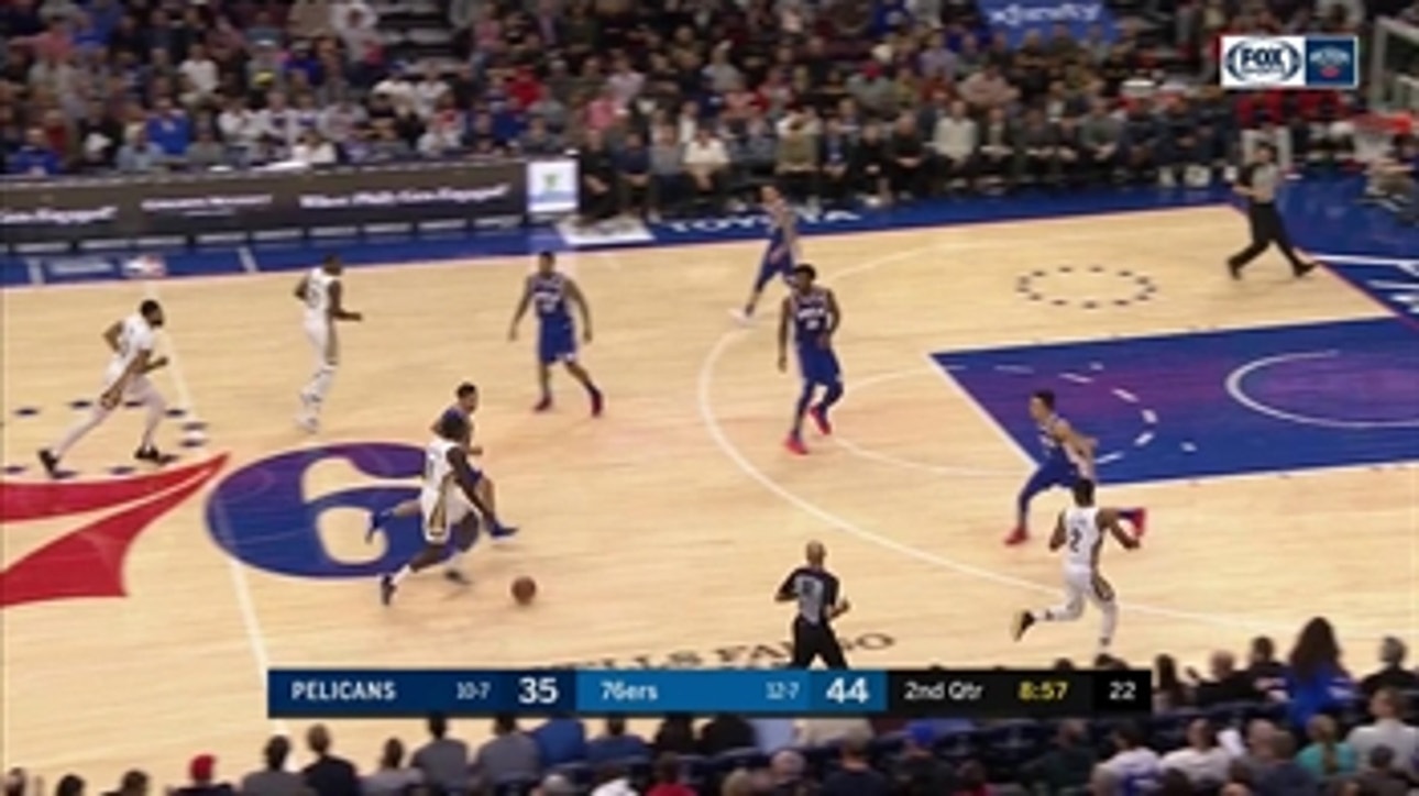 HIGHLIGHTS: Anthony Davis Cleans it up behind Jrue