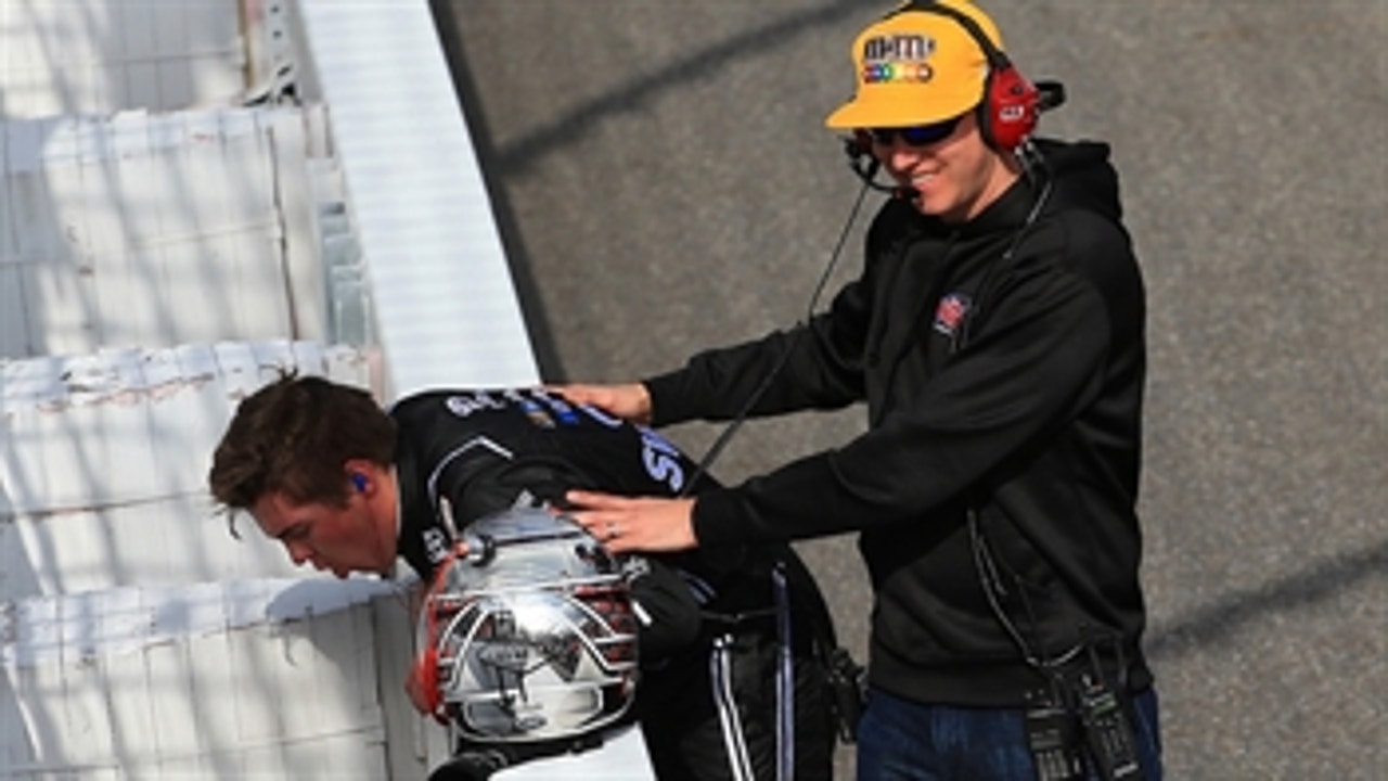 Kyle Busch explains Noah Gragson's puking after his win at Martinsville