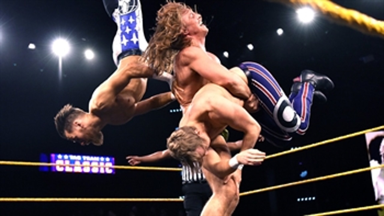 Matt Riddle & Pete Dunne vs. Mark Andrews & Flash Morgan Webster – Dusty Rhodes Tag Team Classic First Round Match: WWE NXT, Jan. 15, 2020