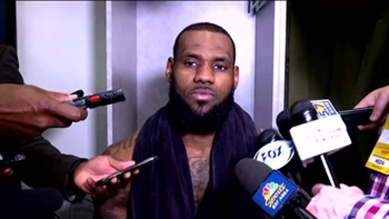 LeBron on no-foul call: 'He fouled me twice, whatever, what are you going to do about it?'
