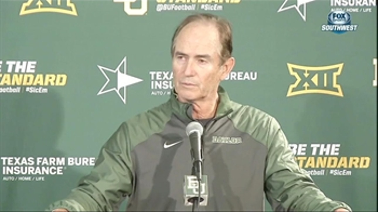 Art Briles: 'We been in a bunch of big games since 2010'