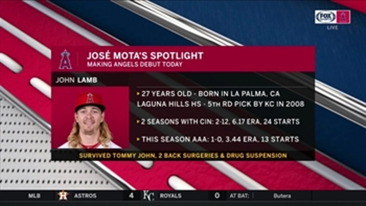 John Lamb has had a difficult journey on his way to joining his hometown Angels
