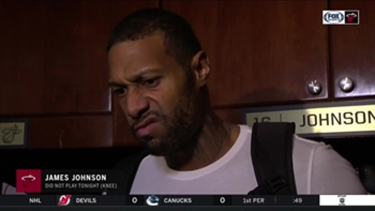 James Johnson explains why he didn't play Wednesday