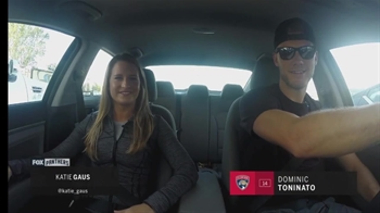 RIDE ALONG: Let's roll with Panthers F Dominic Toninato