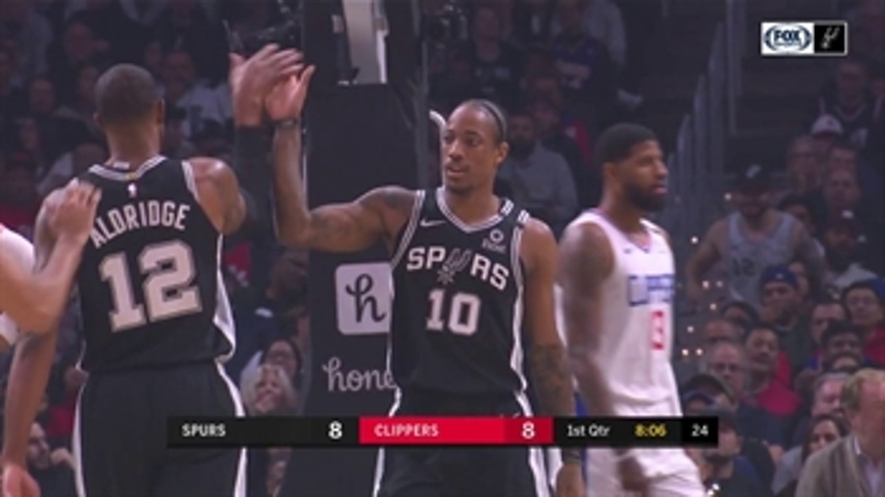 HIGHLIGHTS: DeMar DeRozan Draws the Contact, Gets the foul