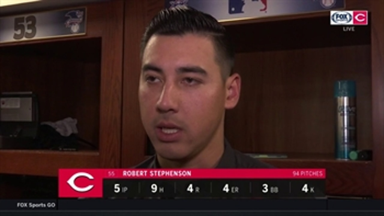 Robert Stephenson still not where he wants to be, credits defense in latest start
