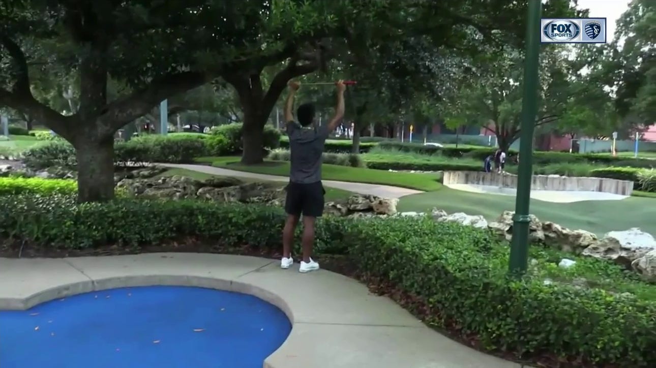 WATCH: Sporting KC and company take talents to miniature golf course