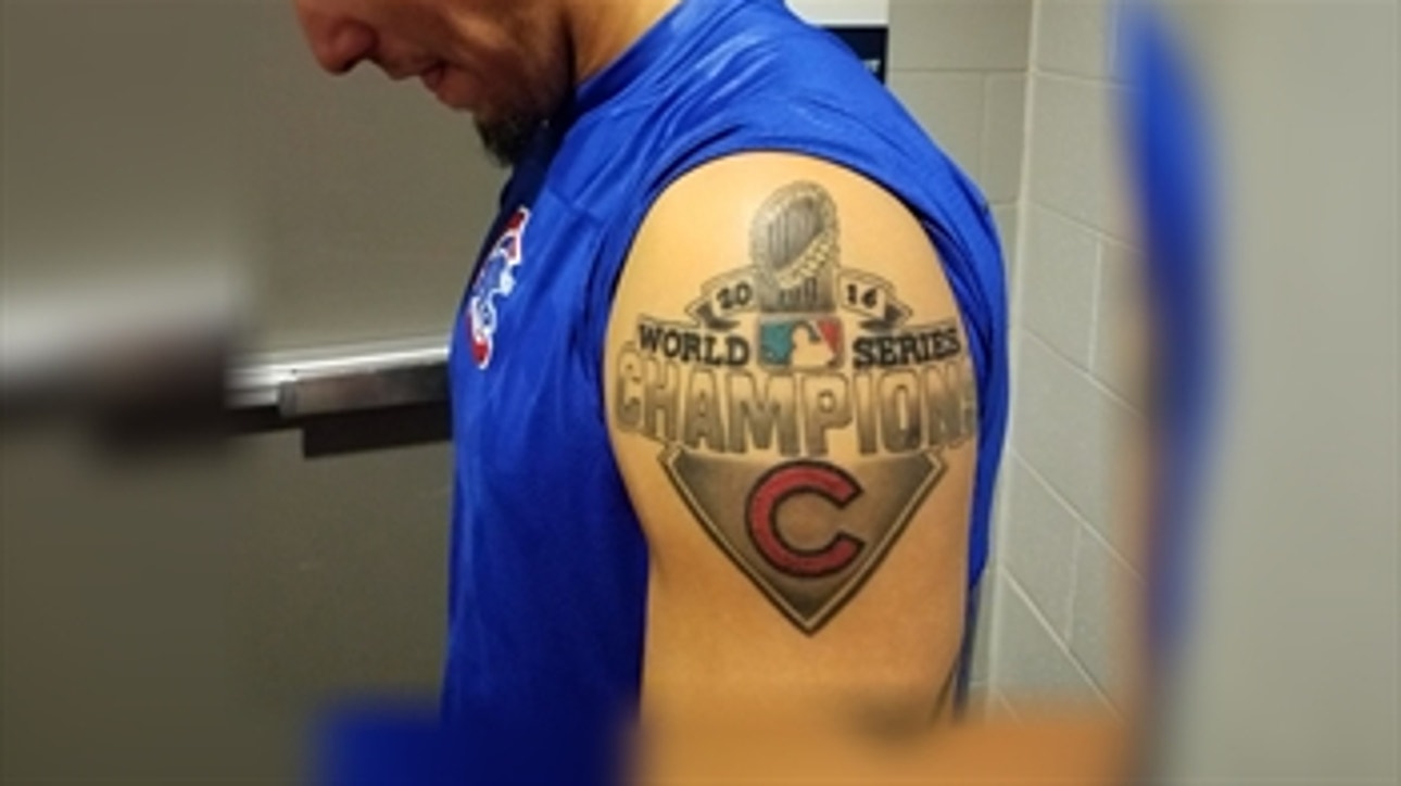 Javier Baez got a gigantic tattoo to celebrate Chicago Cubs' World Series title