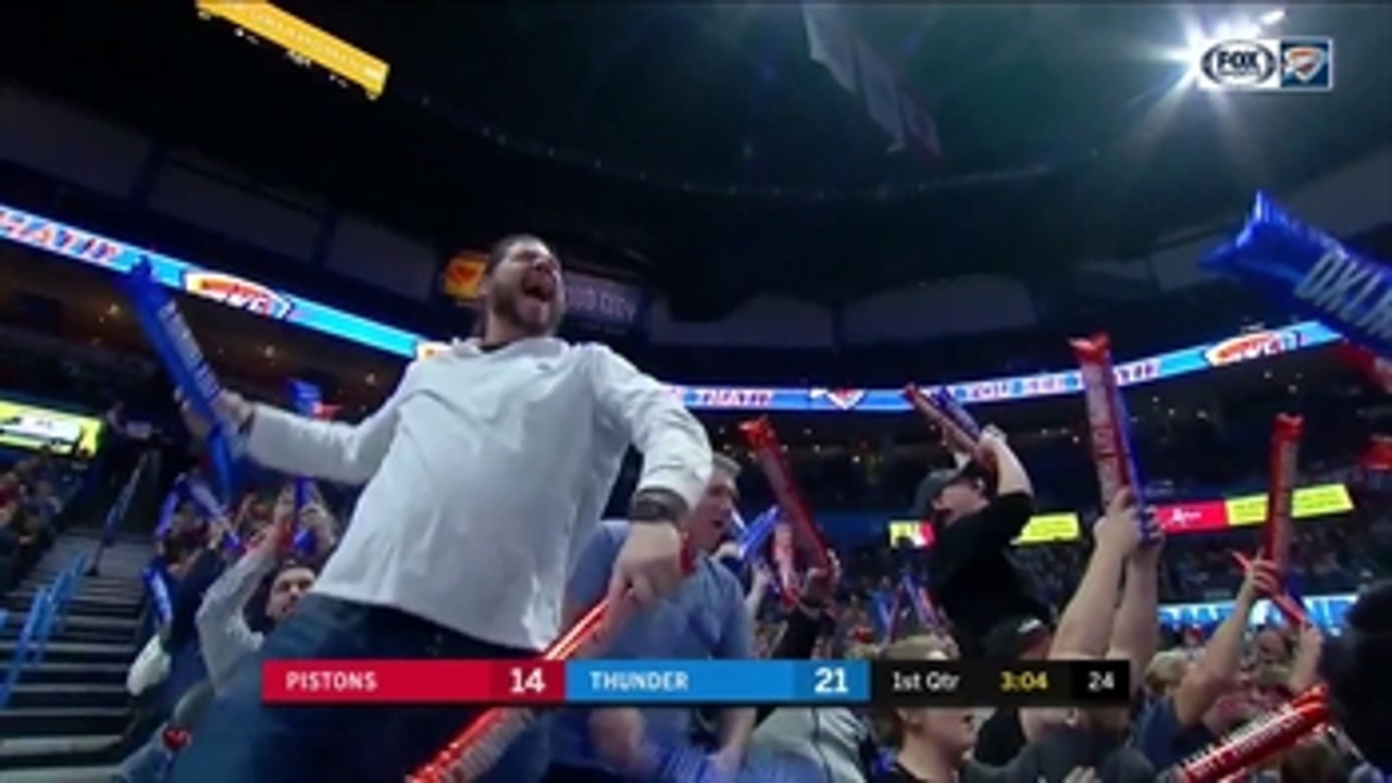 HIGHLIGHTS: Nerlens Noel is all by himself, goes up for the Dunk