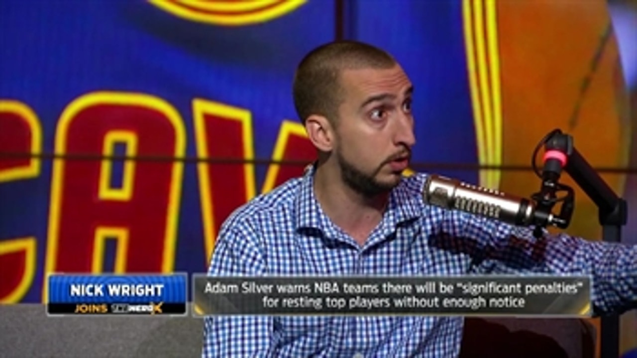 Nick Wright solves the NBA's problem with healthy stars sitting out games ' THE HERD