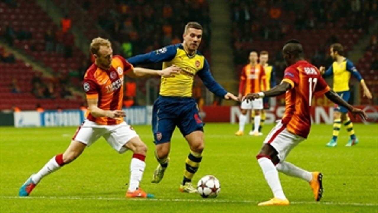 Podolski's early goal puts Arsenal ahead