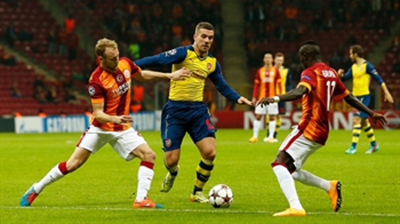 Podolski's early goal puts Arsenal ahead