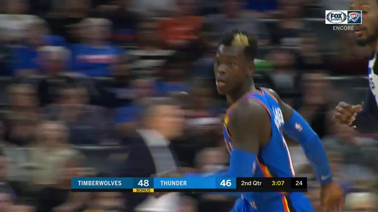 WATCH: Dennis Schroder Knows what he's doing ' Thunder ENCORE