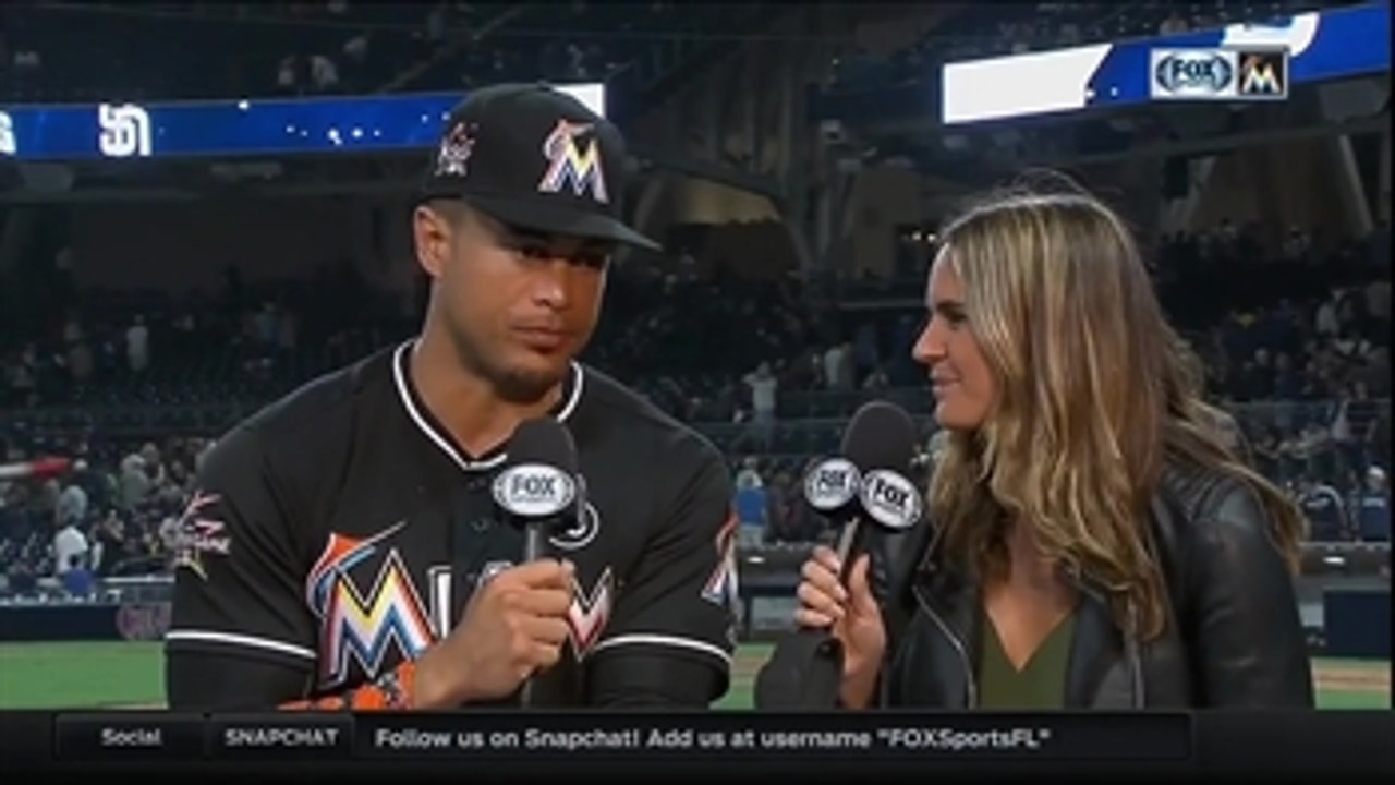 Giancarlo Stanton on blasting two more homers against Padres