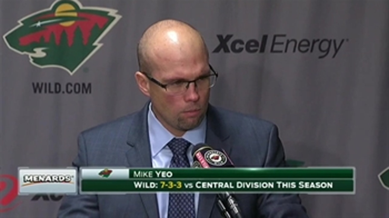 Yeo after Wild win vs. Avalanche: 'I was pretty impressed'
