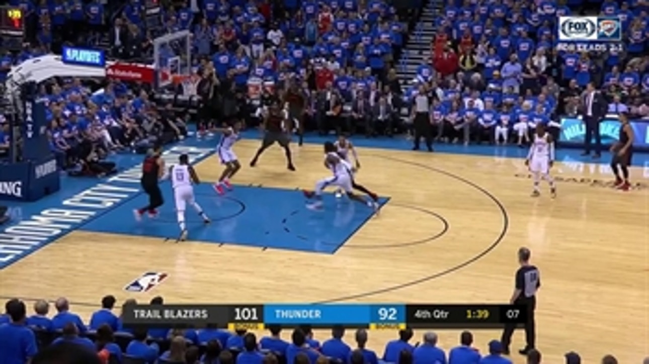 HIGHLIGHTS: Jerami Grant Dunks the Ball in Transition in the 4th