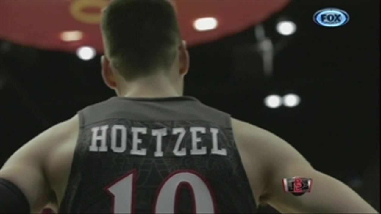 Max Hoetzel is quickly becoming an Aztecs fan favorite