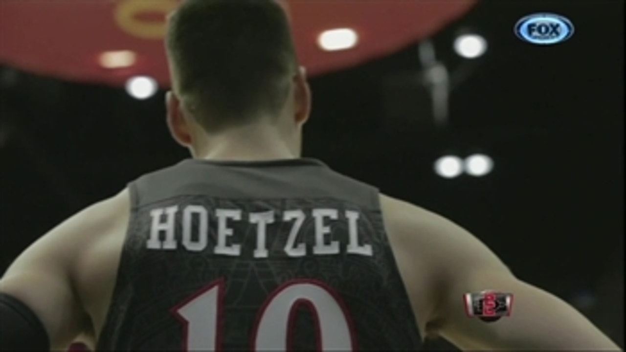 Max Hoetzel is quickly becoming an Aztecs fan favorite
