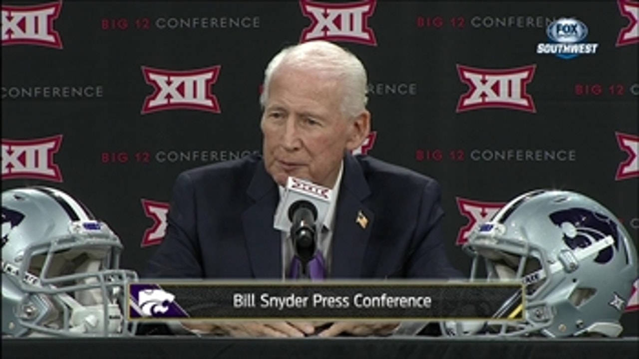 Bill Snyder on his battle with cancer: 'I'm doing fine'