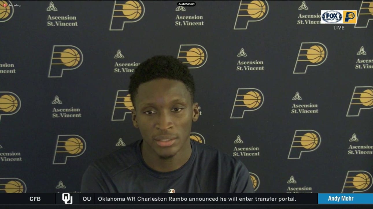 Oladipo on Pacers' comeback: 'The game's never over — you've just got to give 110%'