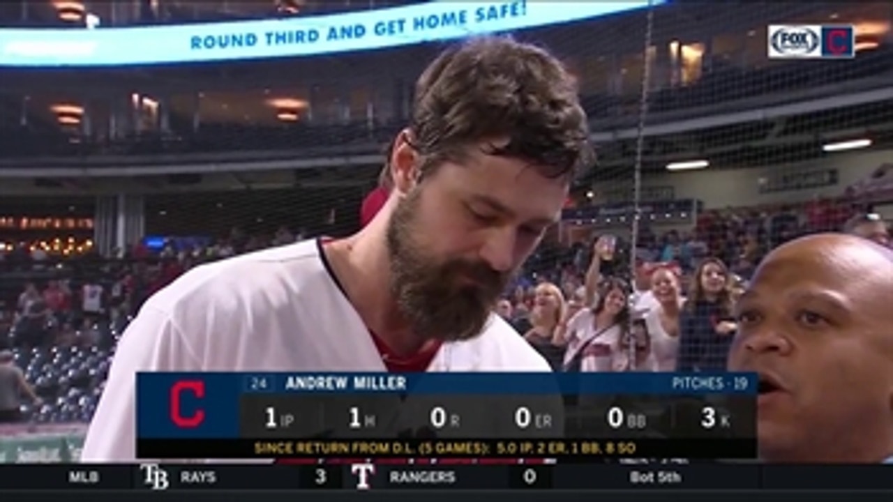 Andrew Miller feels he still needs reps, but form is coming back