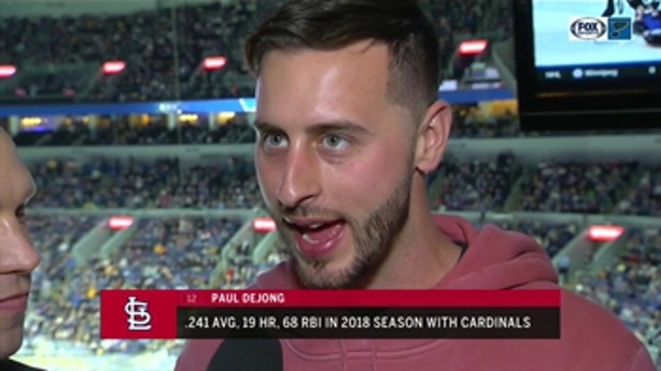 DeJong on St. Louis fans: 'They come out for baseball, they come out for hockey'