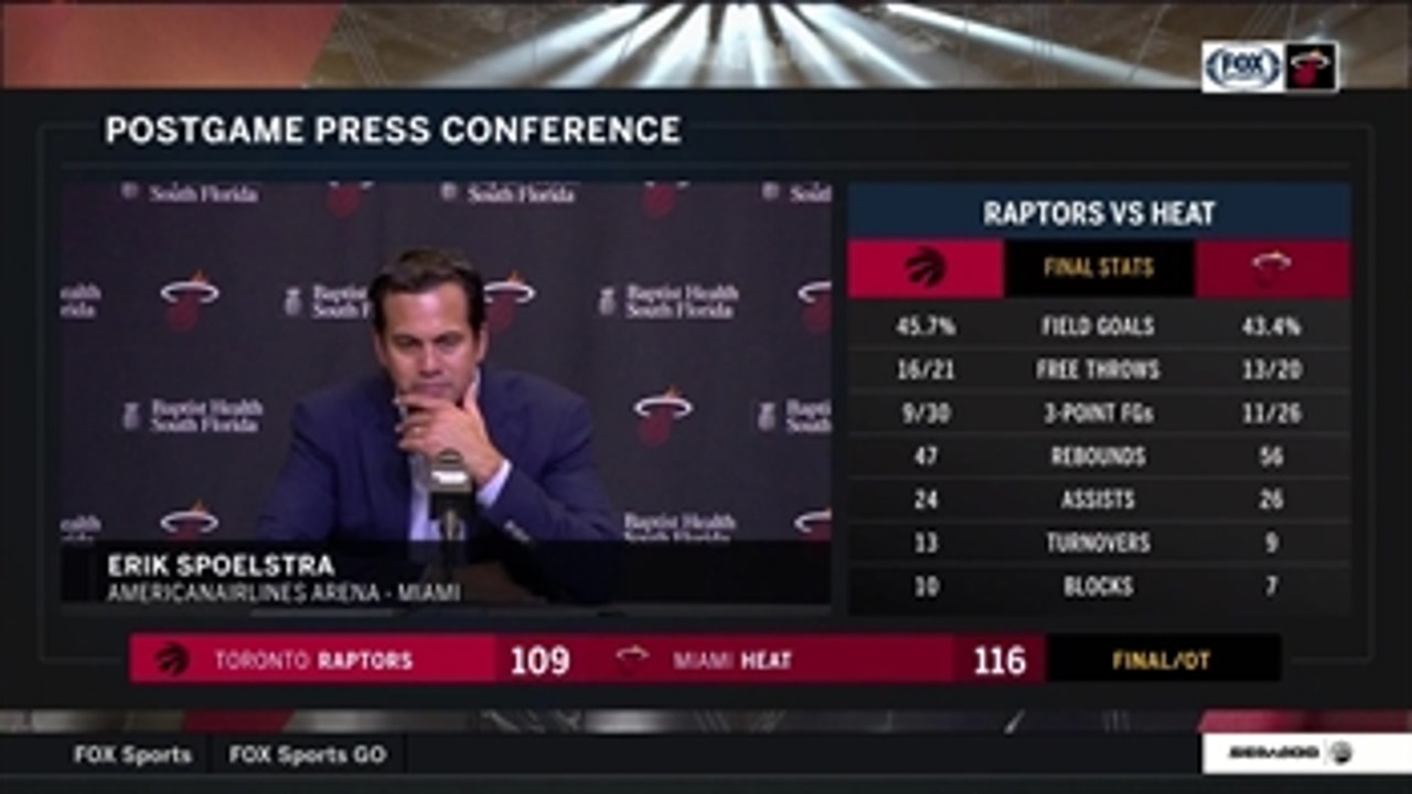 Erik Spoelstra on 6th seed: 'It is absolutely fitting that this would come down to an overtime game'