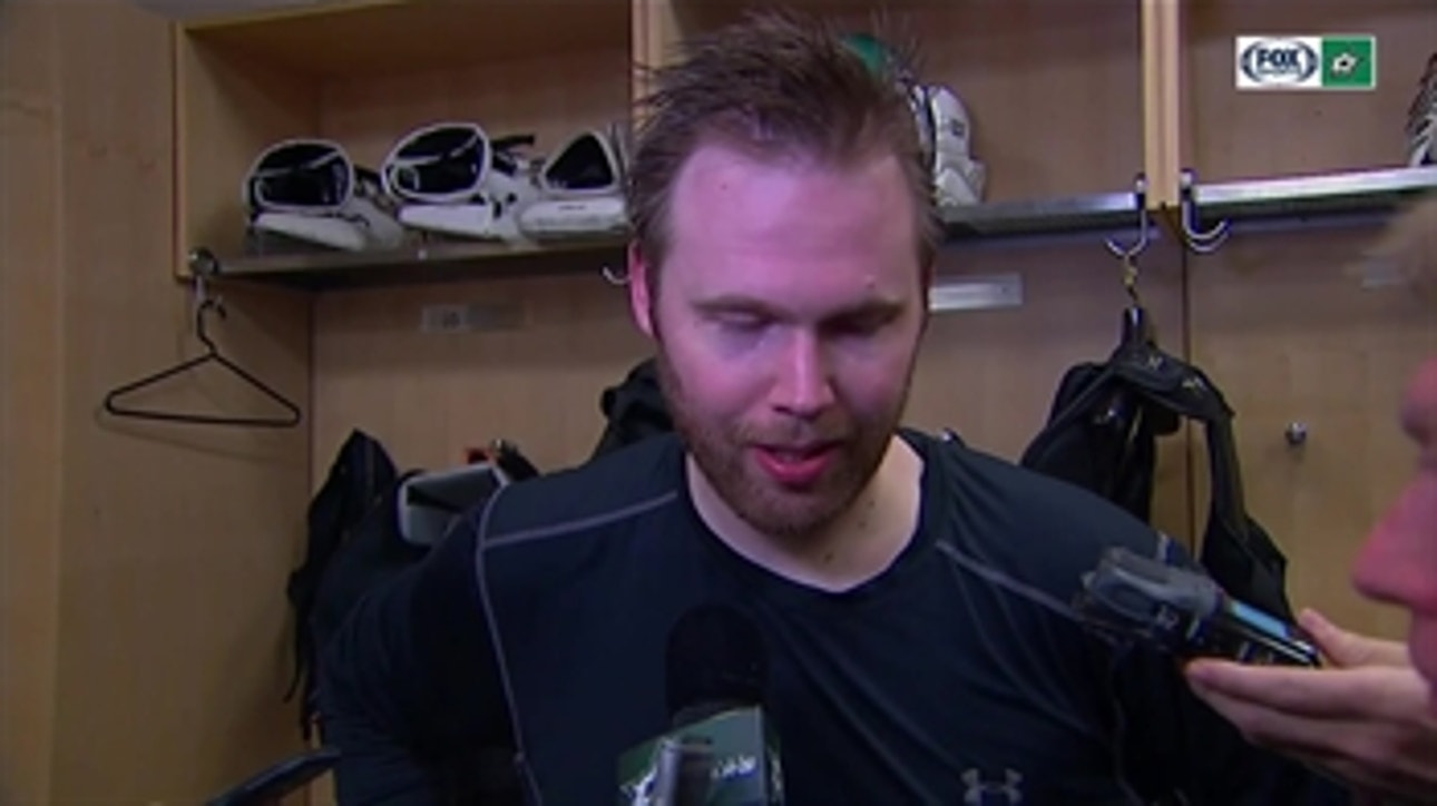 Kari Lehtonen: 'I am proud of how our players showed up tonight...'