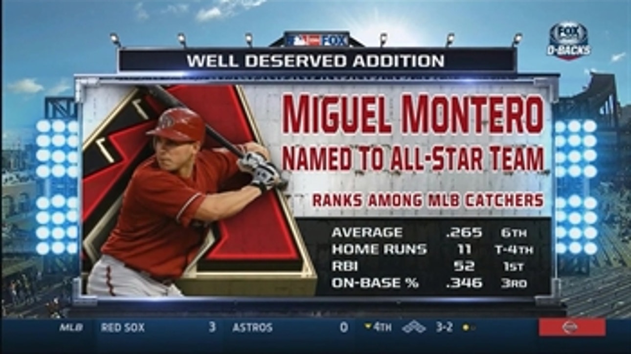 Miguel Montero named an All-Star