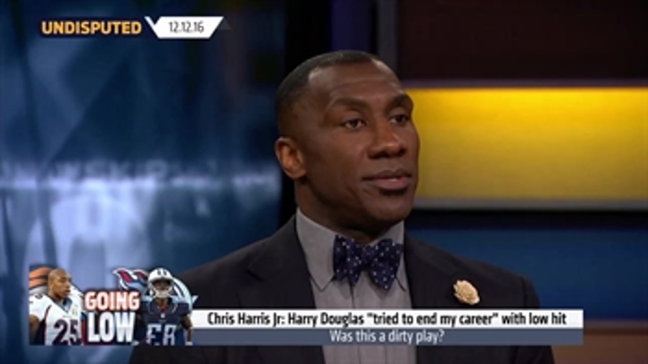 Harry Douglas's hit on Chris Harris Jr was '1000%' dirty and here is why ' UNDISPUTED