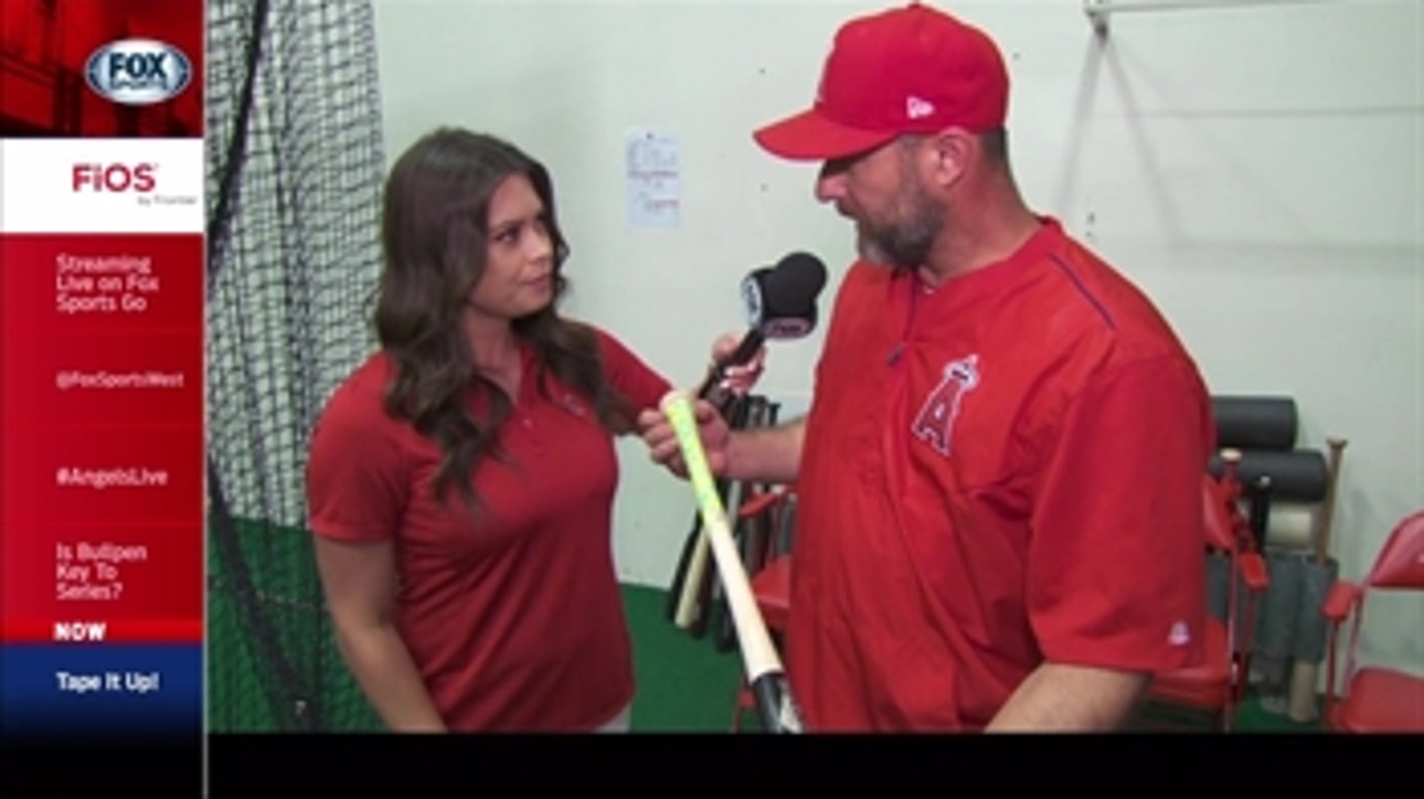 Angels Live: Alex Curry speaks with Angels hitting coach Dave Hansen about MLB's new bat-grip craze