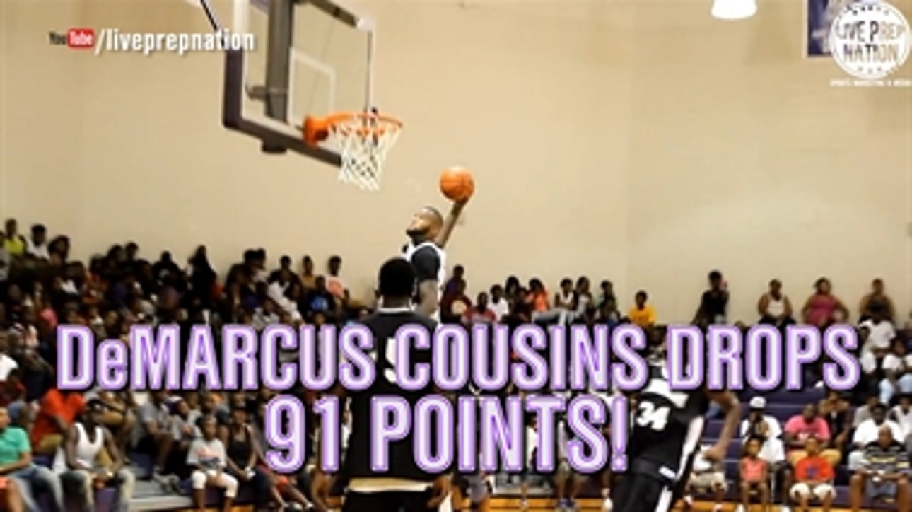 Kings star DeMarcus Cousins drops 91 points