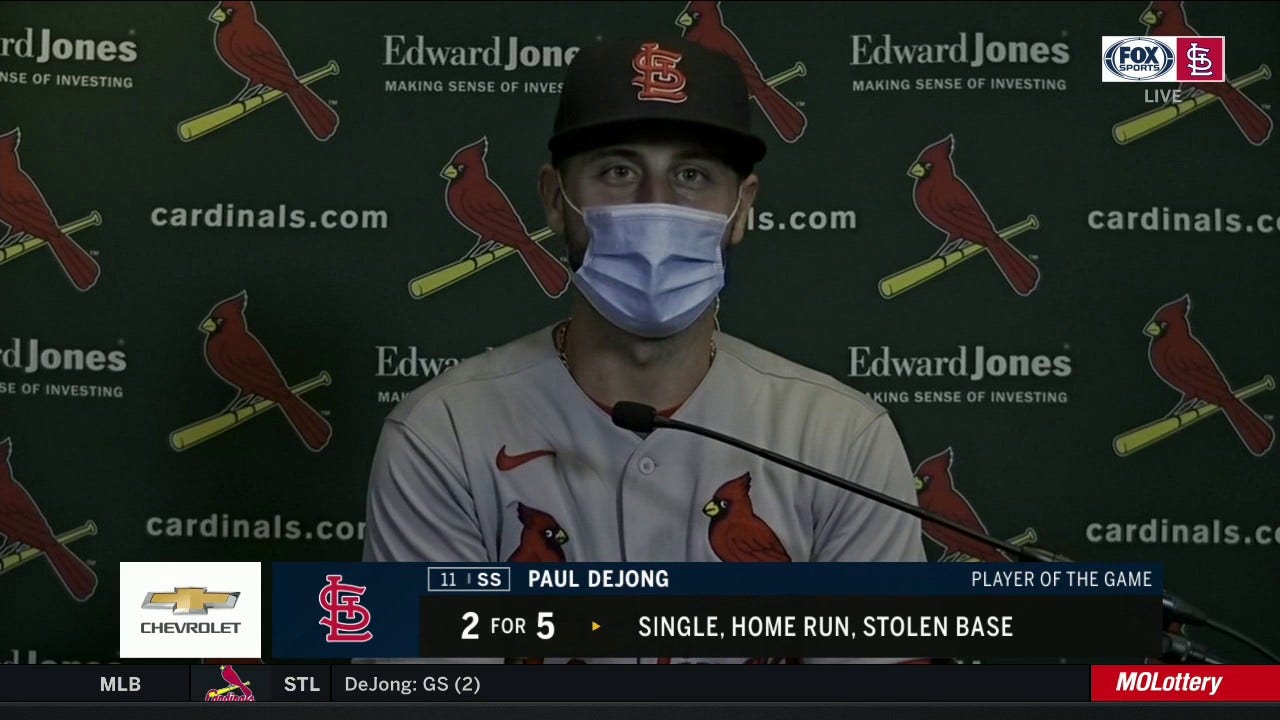 DeJong on facing DeSclafani: 'I thought we made him work really hard today'