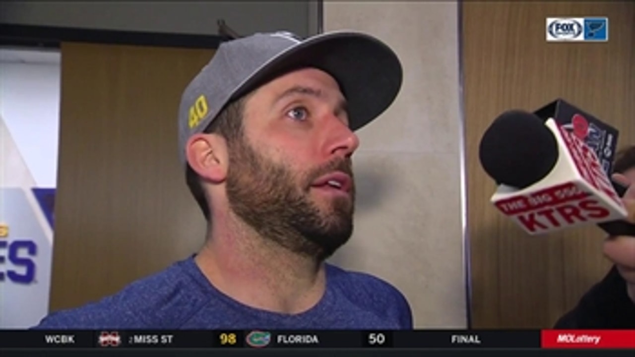 Hutton: 'I thought tonight we took over' in Blues win over Avs