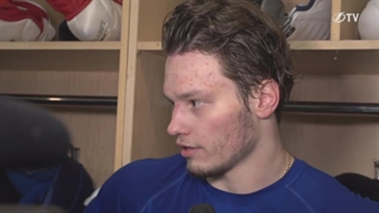 Mikhail Sergachev on his dustup with Brian Boyle in Game 3
