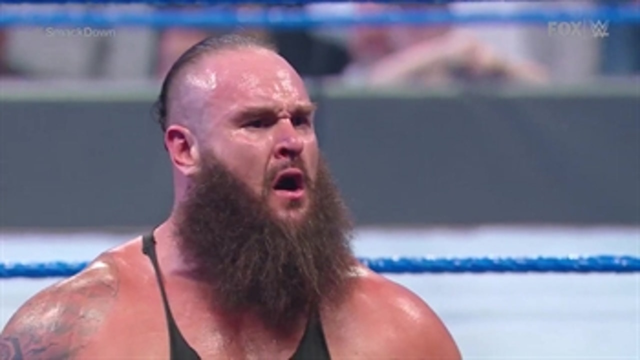 Braun Strowman defeats Cesaro despite help from Sami Zayn and Shinsuke Nakamura