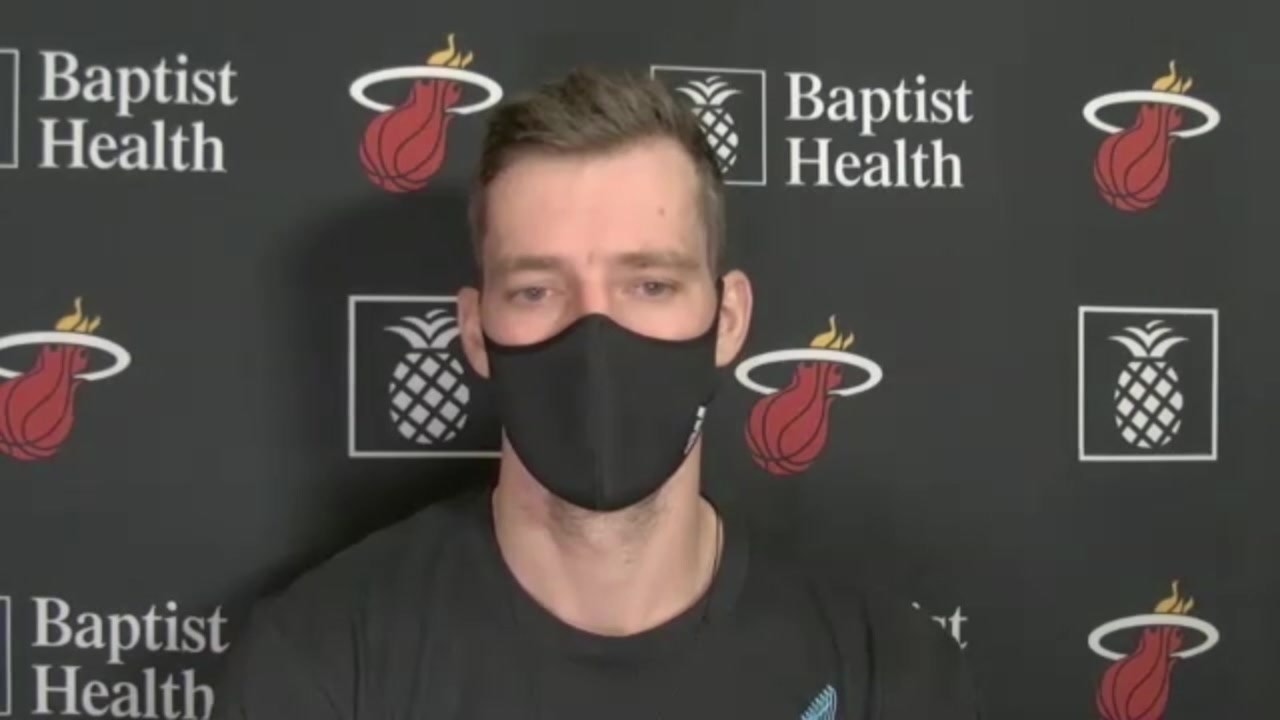 Goran Dragic discusses Heat's short turnaround after going to NBA finals in October