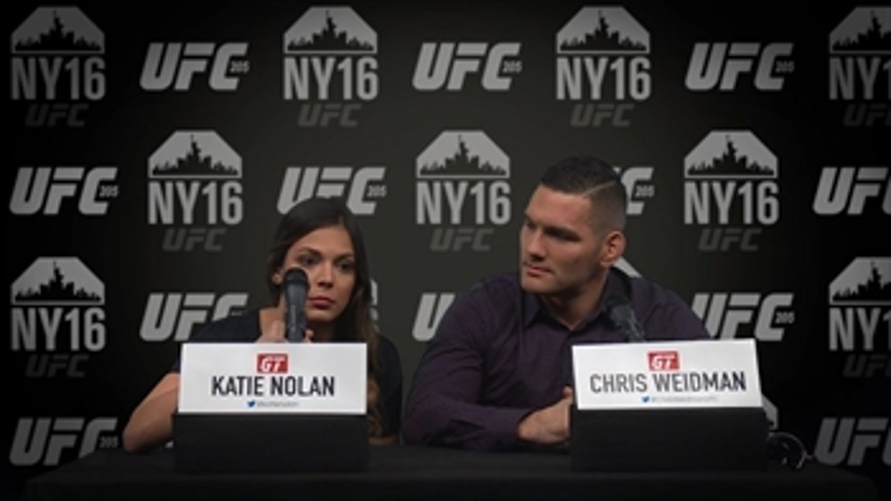 Chris Weidman's "Official" UFC 205 Press Conference