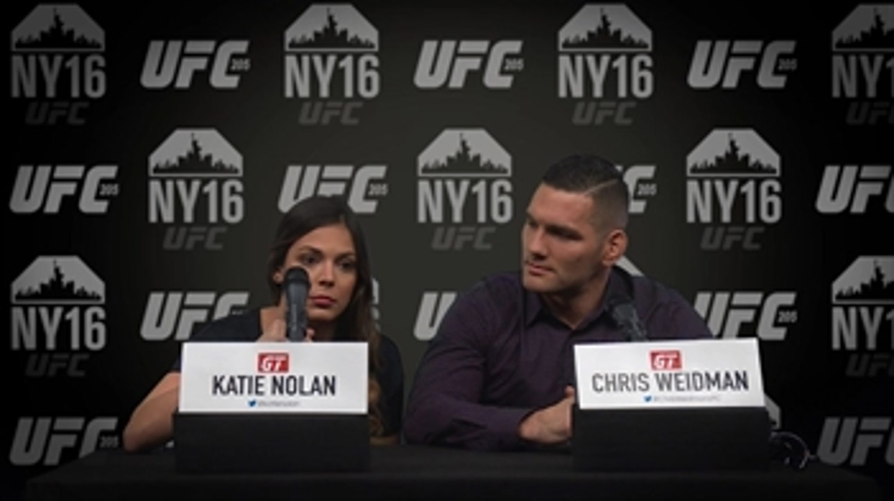 Chris Weidman's "Official" UFC 205 Press Conference