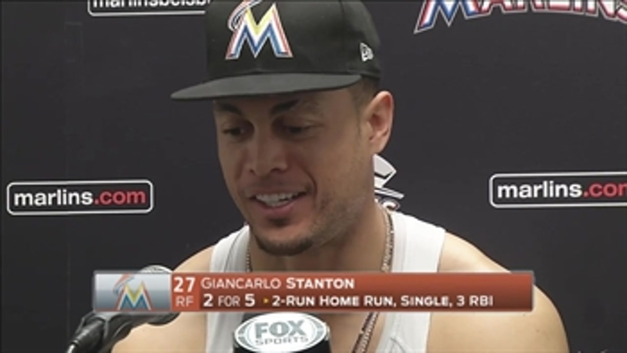 Giancarlo Stanton on 56th HR: That one had a motor on it