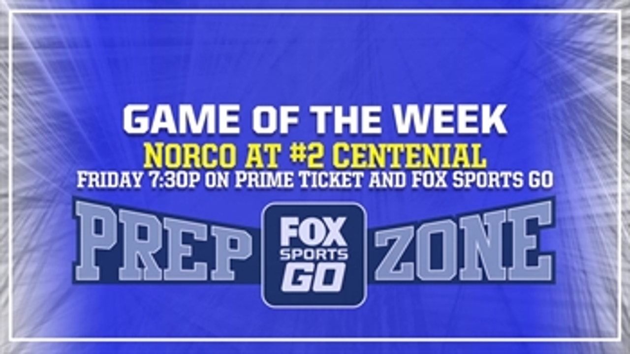 Game of the Week Preview: Norco at #2 Centennial
