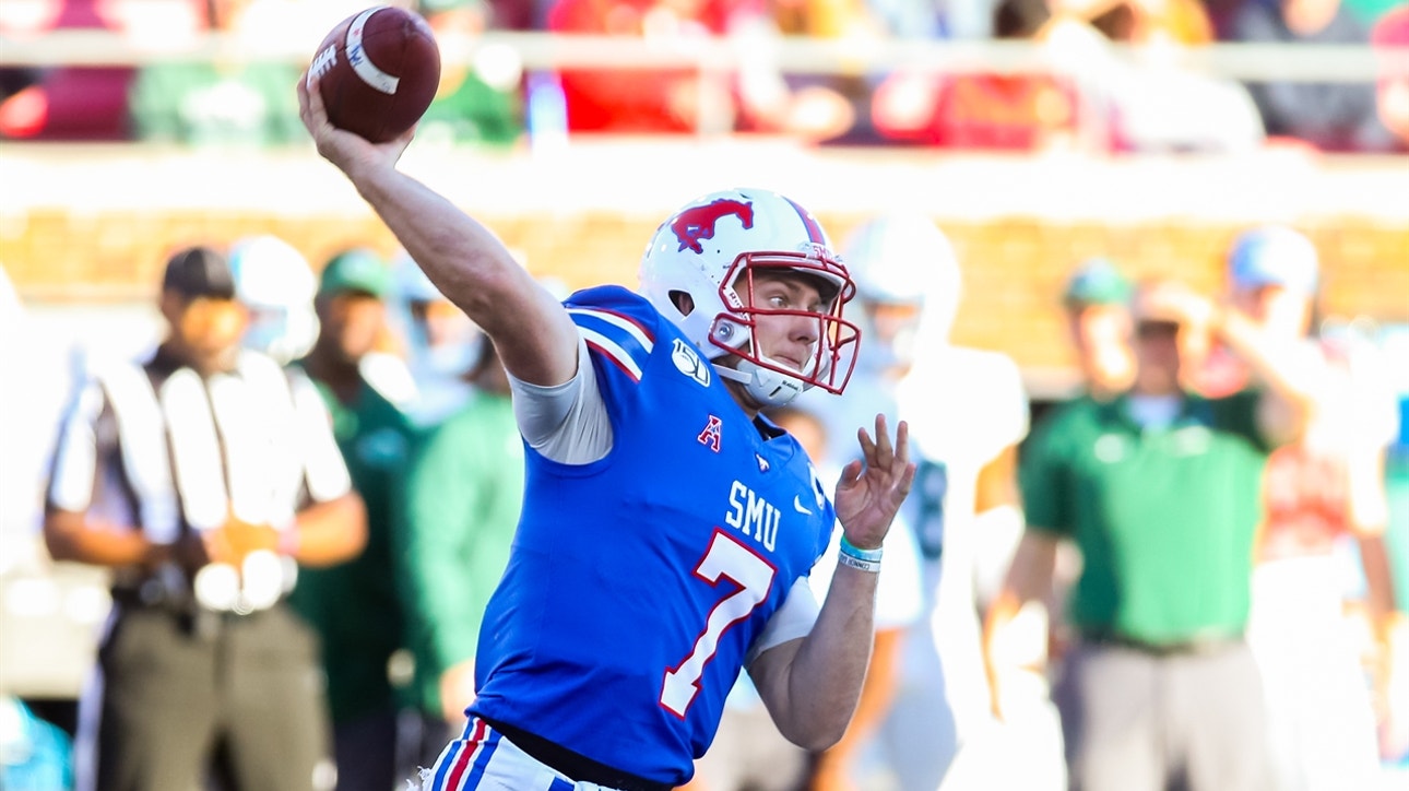 Shane Buechele tosses third touchdown of first quarter as SMU takes 21-0 lead on North Texas