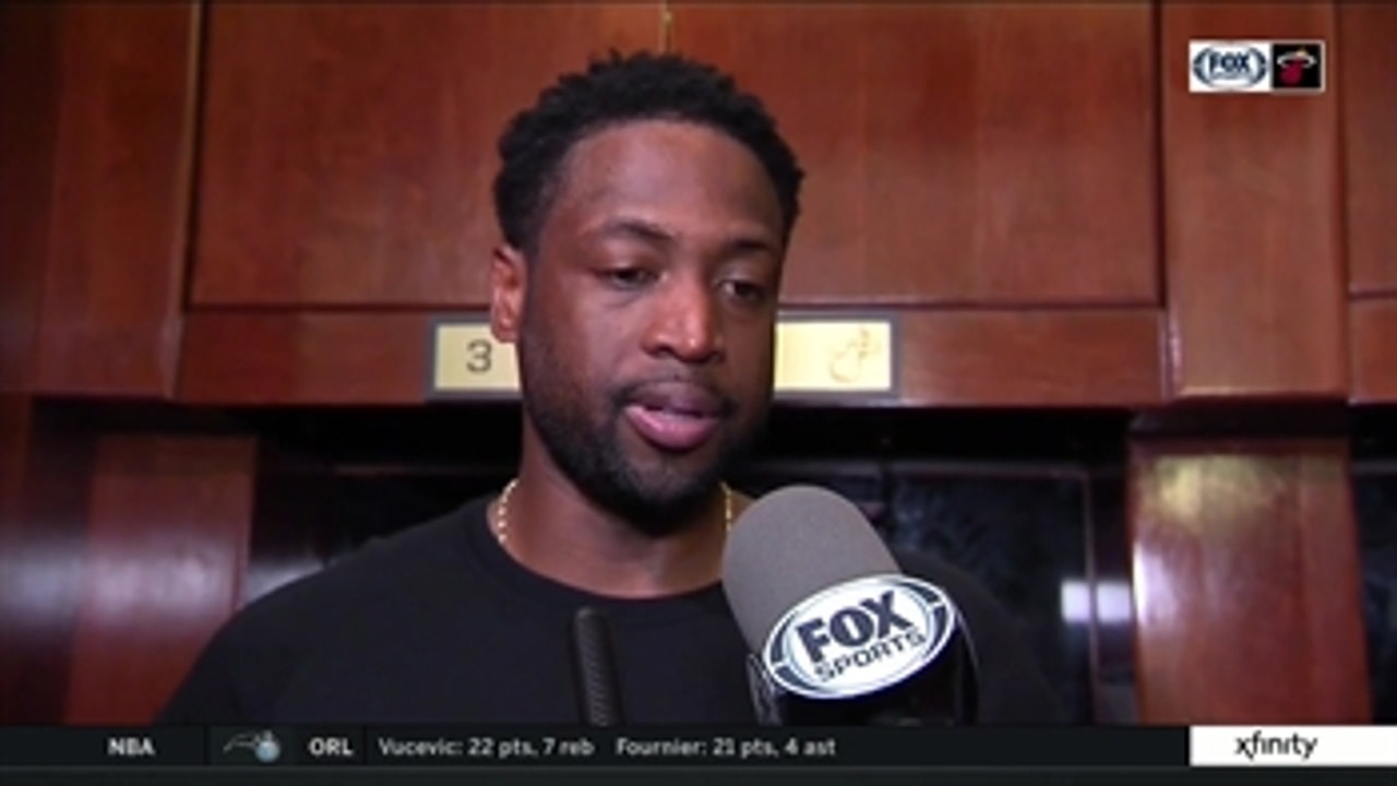Dwyane Wade on Heat moving over .500 mark, playing better at home